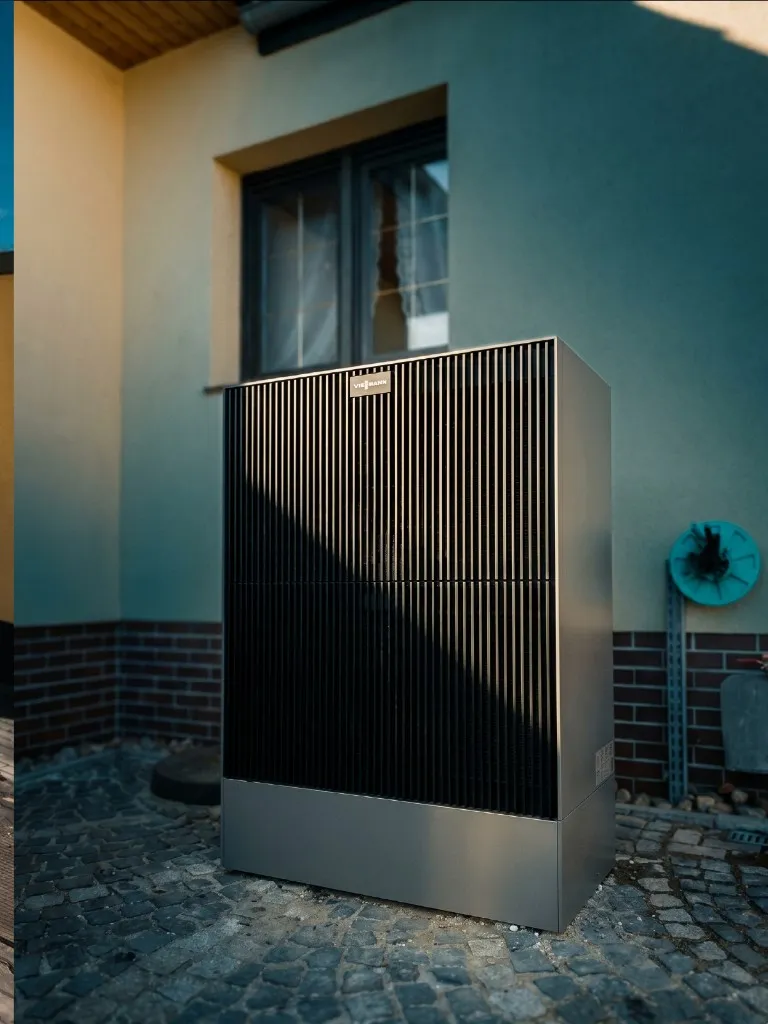 Wärmepumpe an einem Bestandsbau in Villingen-Schwenningen